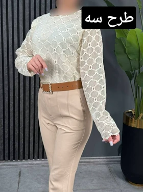 شومیز تمام دانتل ریما کد 1720