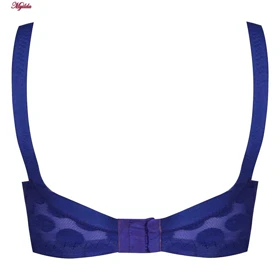 سوتین زنانه پانیذ مدل بدون فنر سرمه ای کد 66353