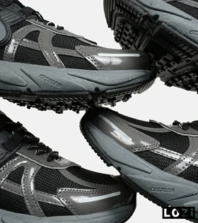 کفش کتانی مردانه و زنانه مشکی خاکستری Nike cushlon