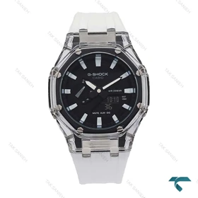 ساعت جی شاک GA2100 مردانه سفید شیشه ای G-Shock-5845-G