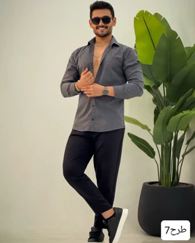 پیراهن استین بلند پلاس_کد4307