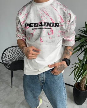 تیشرت کاستوم PEGADOR رنگ سفید