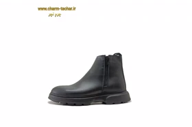 نیم بوت مردانه دوزیپ مدل لوفر چرم طبیعیsi169