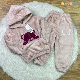 هودی شلوار پولیشی تدی 3 تا 6 سال