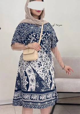 پیراهن نخی لنا