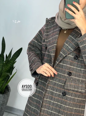 پالتو پشمی آستردار نورا1