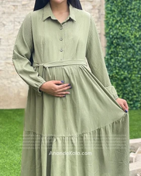 پیراهن بارداری و شیردهی اطلس