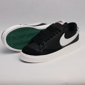 کفش کتانی نایک بلیزر ساق کوتاه مشکی کد 294884
