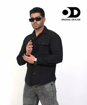 کت فوتر مشکی مردانه گرم بالا جنس عالی کد2