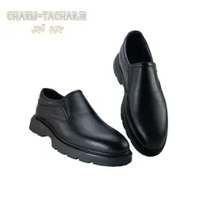 کفش رسمی/روزمره/طبی مردانه بدون بند تمام چرم طبیعی نوبل