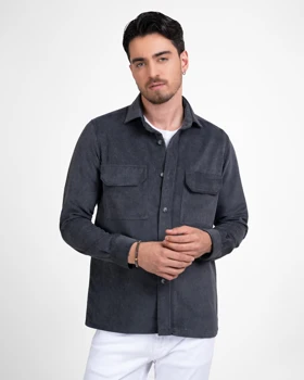 ام کی کالکشن پیراهن آستین بلند mk-6190-gray