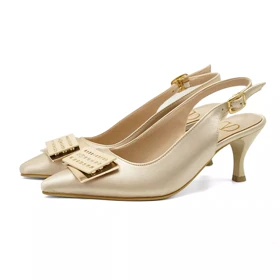 کفش مجلسی زنانه پاشنه‌دار 5 سانت مدل 400922 _ sandal valentino