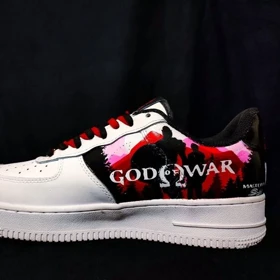 کفش اسپرت با طرح نایک god of war ایرفورس nike air force