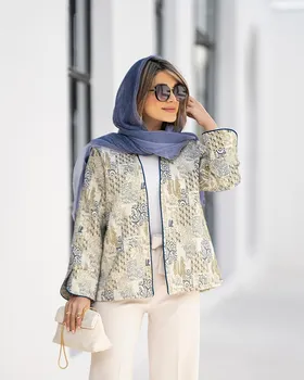 کت مغزی دوزی ژاکارد ترک