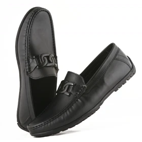 کفش کالج مردانه چرم یلسان مدل آیهان کد 541-GN