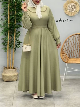 3053-پیراهن مزونی شارلوت