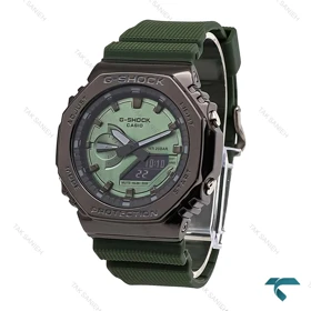 ساعت جی شاک GM2100H مردانه سبز مشکی G-Shock-5832-G