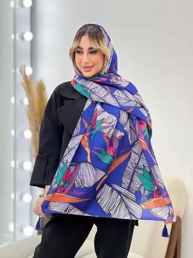 شال طرح برگ دوکی