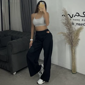 شلوار بگ پهلو باز