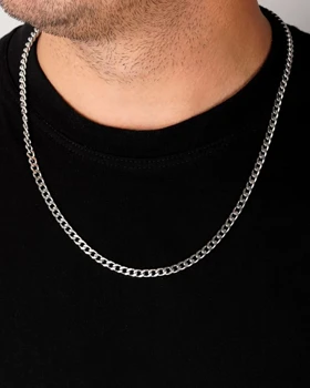 زنجیر کارتیر 5 میل سفید استیل