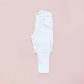 شلوار جین جذب سفید 62185