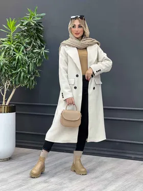 پالتو بلند شش دکمه