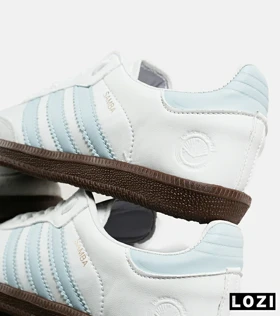 کفش کتانی مردانه و زنانه سفید آبی قهوه ای ADIDAS Samba مدل 7219