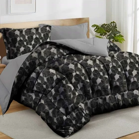 سرویس روتختی مخمل برجسته روما (مشکی)