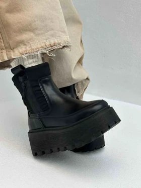 نیم بوت لژ پهن