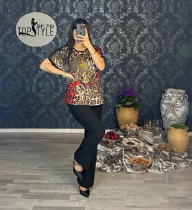 بلوز پلنگی کد : 8011