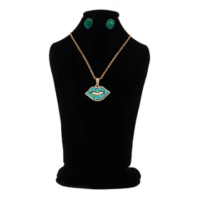 نیم ست دخترانه مدل لب (سبز)