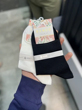 جوراب ساق‌دار نخی