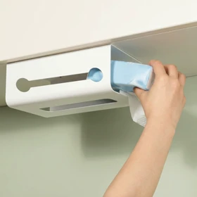 استند جای دستمال کاغذی زیر کابینتی کد SL1 (سفید)