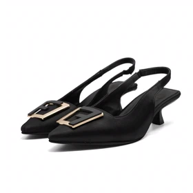 کفش مجلسی زنانه پاشنه‌دار 3 سانت مدل sandal valentino _ 400343