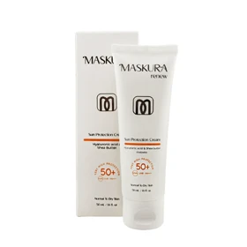 کرم ضد آفتاب خشک SPF50 ماسکورا رنیو 50 میل