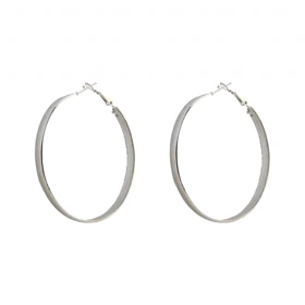 گوشواره زنانه حلقه‌ای مدل بیضی 8میل