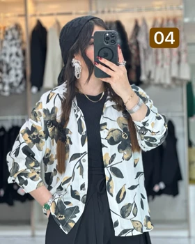 شومیز جلودکمه پلیسه