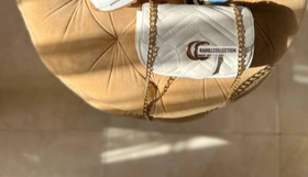 کیف سفید GG