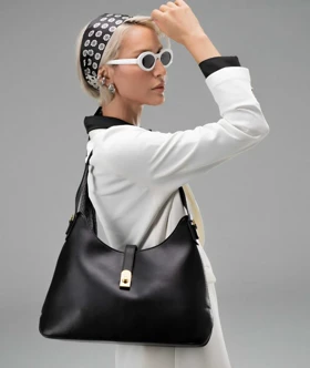 کیف دستی زنانه چرم مصنوعی دسته دار دیوید جونز DAVIDJONES