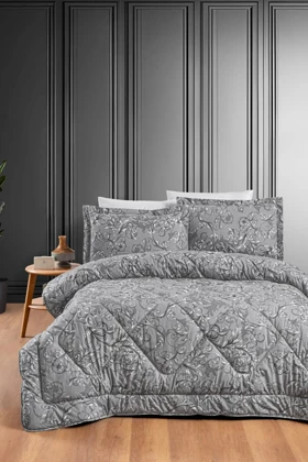 سرویس روتختی دو نفره Pierre Cardin مدل Sandra - طوسی