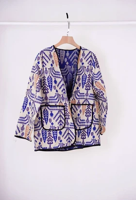 کت گیلیمی گل دوزی