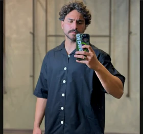 پیراهن لینن آستین کوتاه انگلیسی