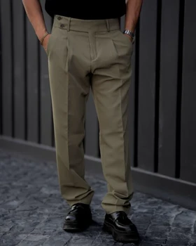 شلوار نیم بگ کمر انگلیسی مازراتی