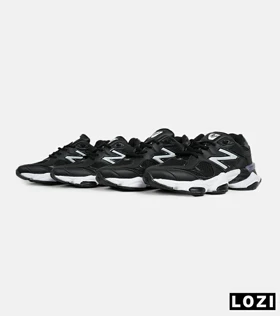 کفش کتانی مردانه و زنانه مشکی سفید NEW BALANCE 9060