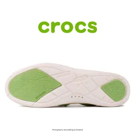 لوفر زنانه کراکس - Crocs Walu Canvas Loafer Smoke/Buttercup