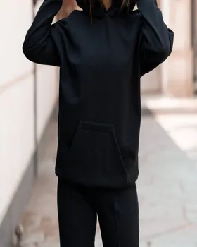 ست هودی و شلوار  پاییزی مدل پرستوکد 2216