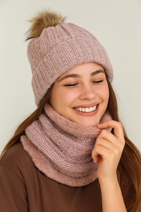 کلاه و شال اسپرت زمستانی جدید