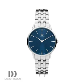 ساعت مچی عقربه ای زنانه دنیش دیزاین (Danish design) مدل IV98Q1251 Akilia Silver Blue Link Medium