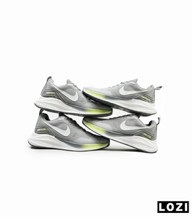 کفش کتانی مردانه و زنانه طوسی Nike air zoom