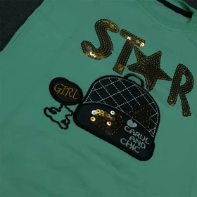 تیشرت شلوارک دخترانه STAR